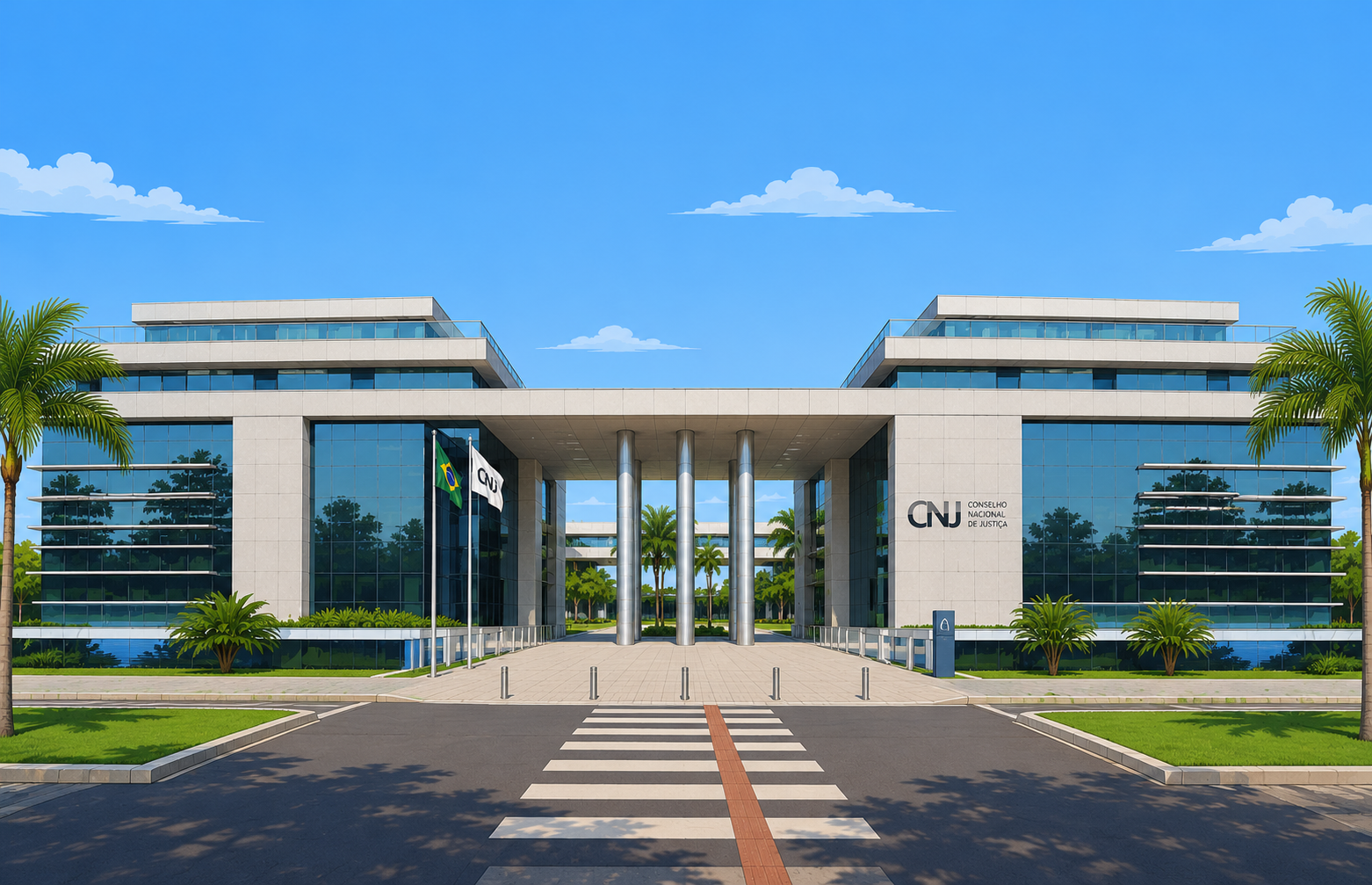 Ilustração de Conselho Nacional de Justiça (CNJ)