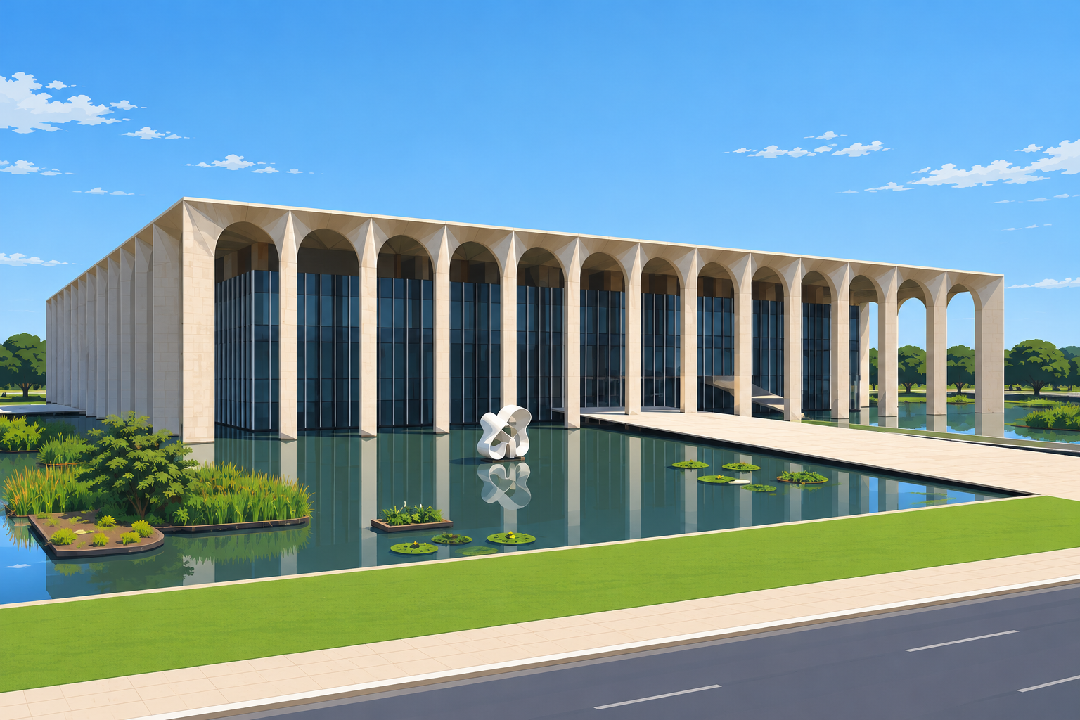 Ilustração de Palácio Itamaraty
