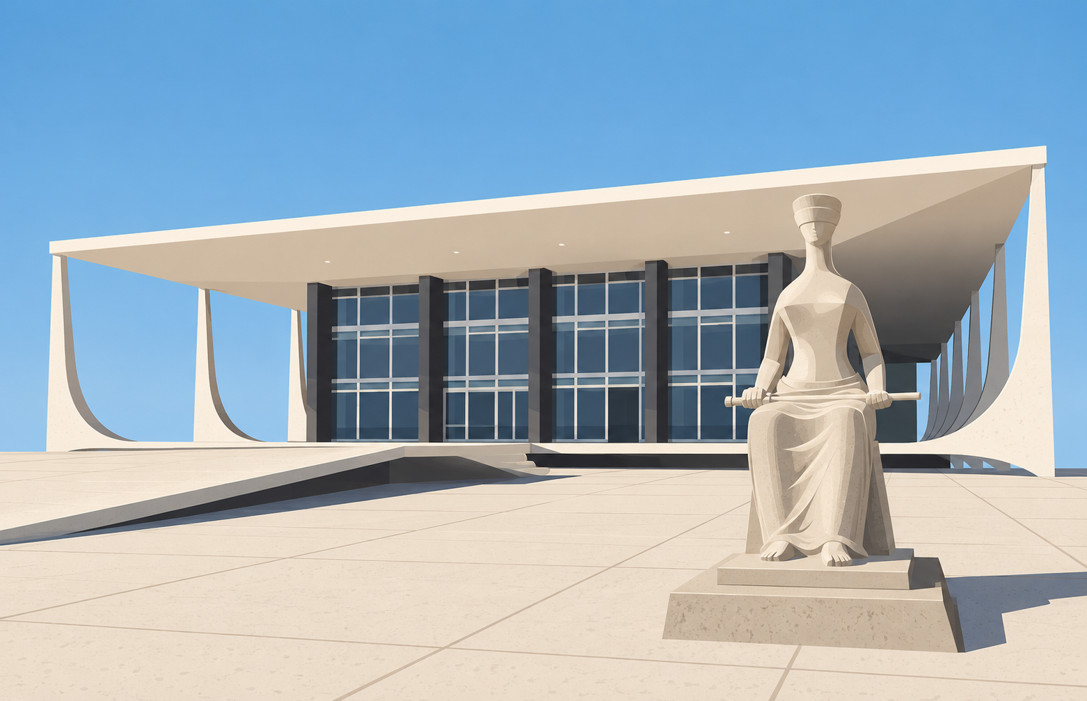 Ilustração de Supremo Tribunal Federal (STF)